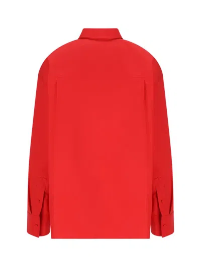 Shop Valentino Garavani Shirts In Red
