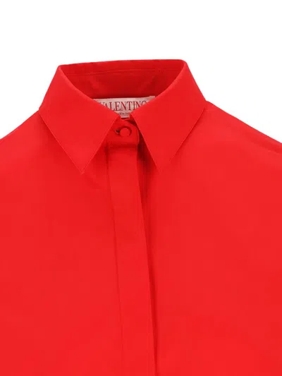 Shop Valentino Garavani Shirts In Red