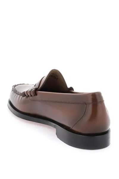 Shop Gh Bass Weejuns Larson Penny Loafers In Marrone