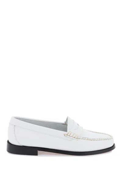 Shop Gh Bass Weejuns Penny Loafers In Bianco