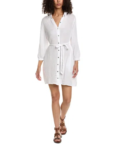 Shop Michael Stars Polly Above-knee Tunic Dress In White