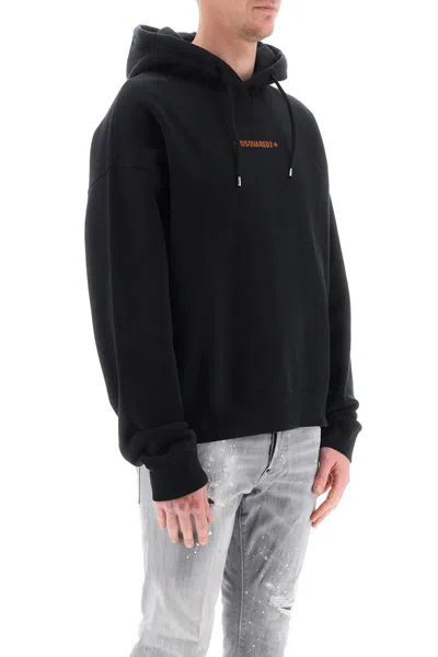 Shop Dsquared2 Cipro Fit Hoodie In Nero