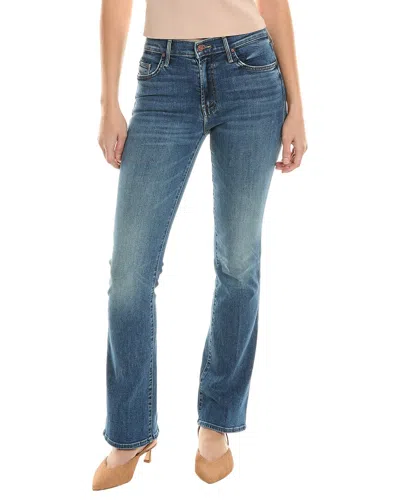 Shop Mother Denim The Outsider Sneak Dark And Stormy Night Jean In Blue