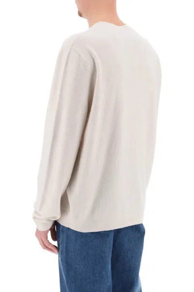 Shop Apc Matt Loose Fit Wool Sweater In Neutro