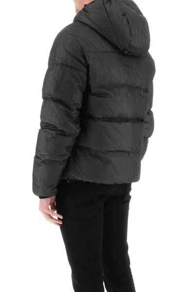 Shop Dsquared2 Ripstop Puffer Jacket In Nero
