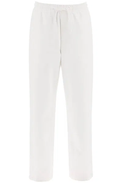 Shop Apc Vincent Jeans With Drawstring Waistband In Bianco