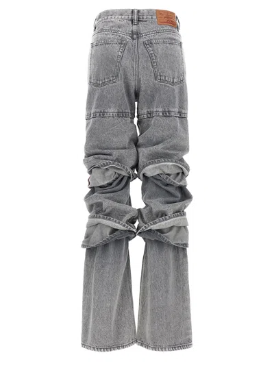 Shop Y/project Multi Cuff Jeans Gray