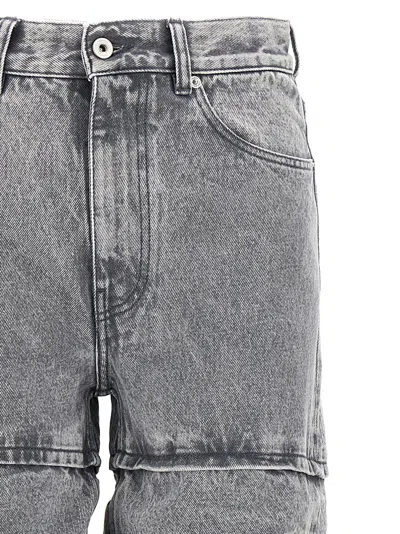 Shop Y/project Multi Cuff Jeans Gray