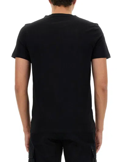 Shop Moschino "teddy Mesh" T-shirt In Black