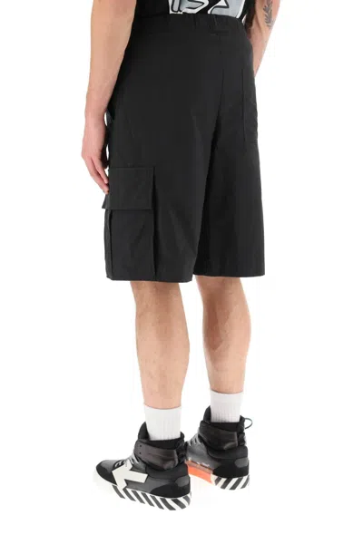 Shop Off-white Industrial Cargo Shorts Men In Multicolor