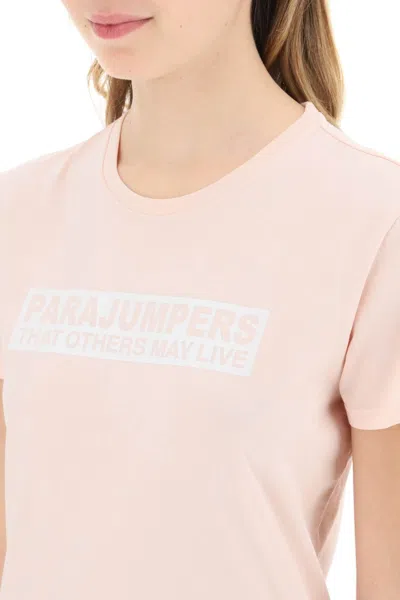 Shop Parajumpers 'box' Slim Fit Cotton T-shirt Women In Multicolor