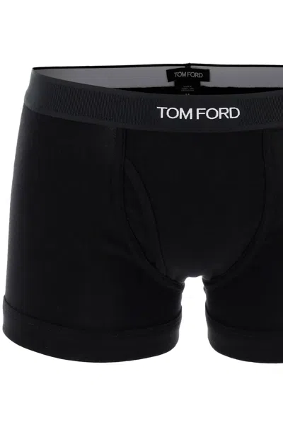 Shop Tom Ford Cotton Boxer Briefs With Logo Band Men In Multicolor