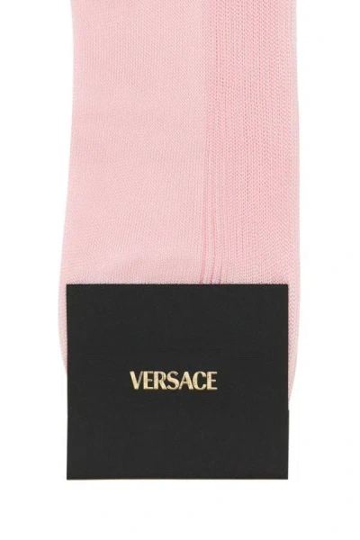 Shop Versace Woman Calze In Multicolor