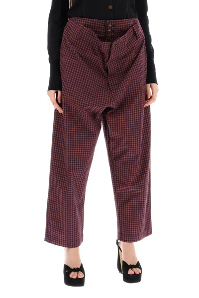 Shop Vivienne Westwood Alien Micro Tartan Pants Women In Multicolor