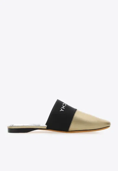 Shop Givenchy Belford Logo-detail Mules In Beige