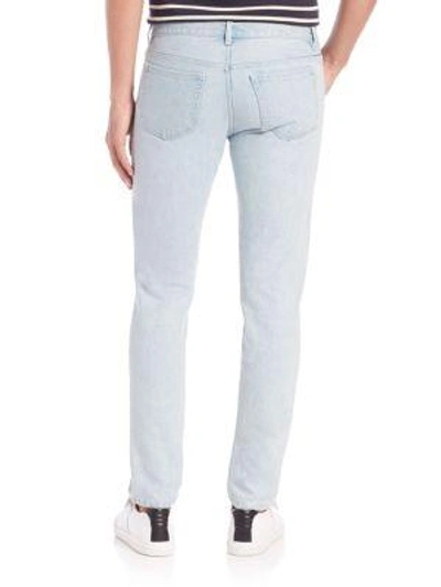 Shop Apc Stretched Skinny Fit Jeans In Indigo