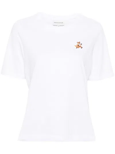 Shop Maison Kitsuné Speedy Fox T-shirt Clothing In White