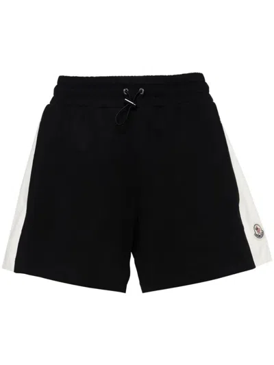Shop Moncler Jersey Shorts Clothing In Blue