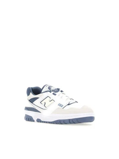 Shop New Balance Sneakers In White Blue