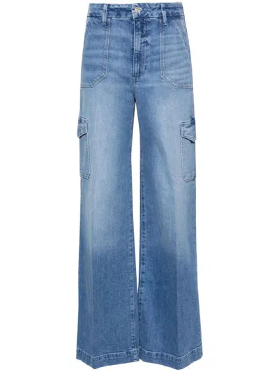 Shop Paige Jeans Harper Clothing In Blue