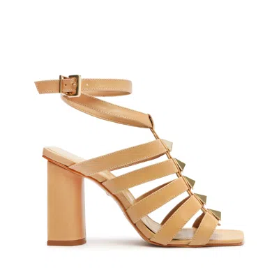 Shop Schutz Kyrie Leather Sandal In Brown