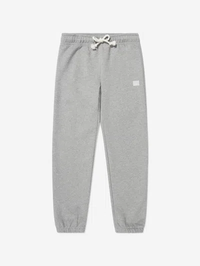 Acne Studios Kids Logo Sweatpants 8 - 10 Yrs Grey In Grey