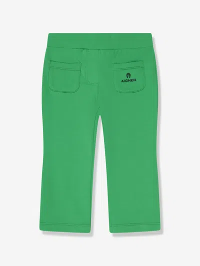 Shop Aigner Baby Girls Logo Joggers In Green