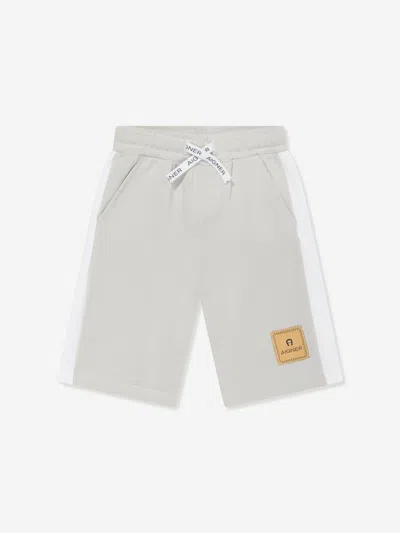 Aigner Baby Boys Logo Bermuda Shorts In Grey