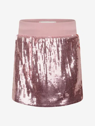 Shop Alberta Ferretti Junior Girls Sequin Skirt 4 Yrs Pink
