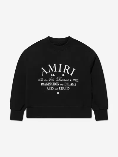 Shop Amiri Kids Arts District Sweatshirt In Black