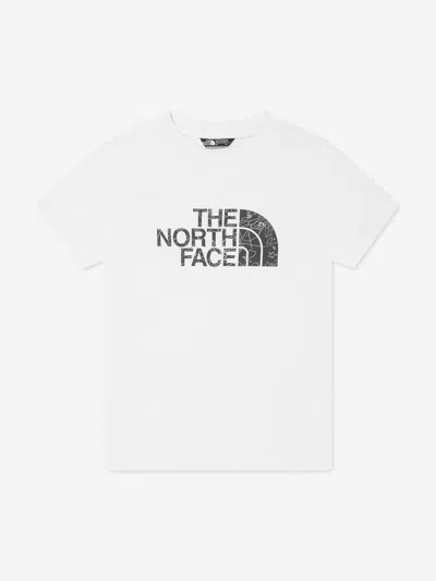 Shop The North Face Boys Easy T-shirt In White