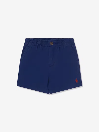 Shop Ralph Lauren Boys Prepster Shorts In Blue