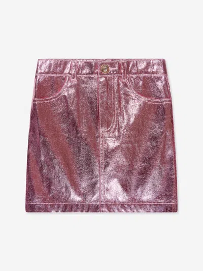 Shop Angel's Face Girls Diana Metallic Skirt In Pink