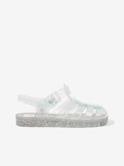 Sophia Webster Other Kids' Butterfly-embellished Pvc Sandals Eur 22 /5.5 Uk In Multicoloured