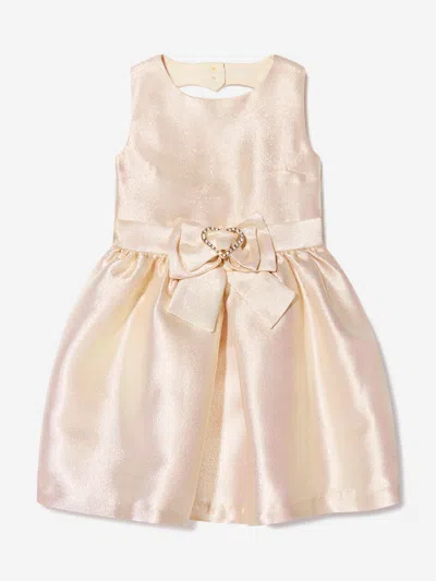 Shop Angel's Face Girls Sydney Sparkle Dress In Gold