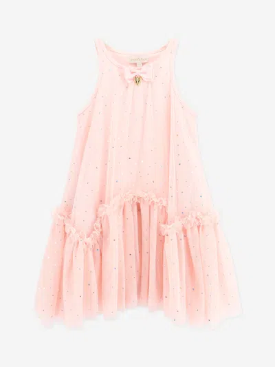 Shop Angel's Face Girls Martine Sparkle Dress In Pink