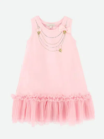 Shop Angel's Face Girls Texas Necklace Dress In Pink