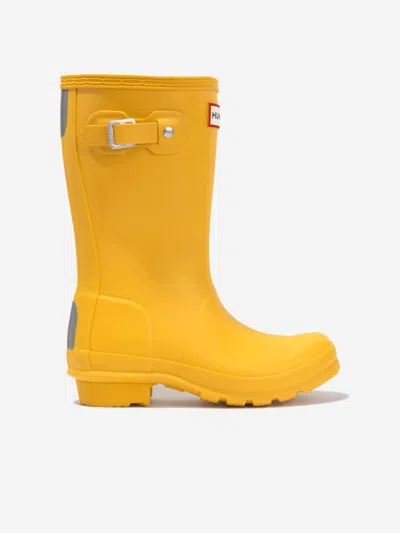 Hunter Kids Original Wellies Eu 37 Uk 4 Yellow In Yellow