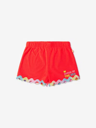Shop Billieblush Girls Queen Of The Sea Shorts In Orange