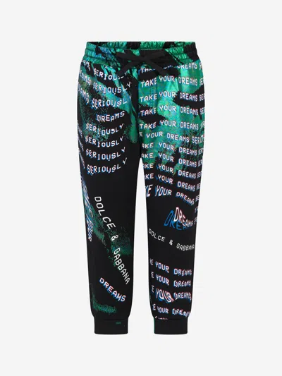 Dolce & Gabbana Boys Trousers In Black