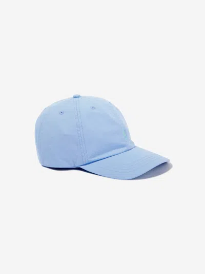 Shop Ralph Lauren Boys Logo Cap In Blue