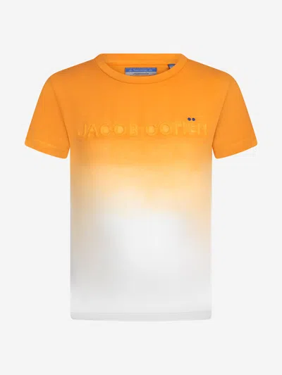 Shop Jacob Cohen Boys T-shirt 4 Yrs Orange