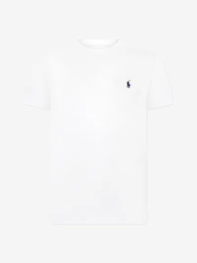 Shop Ralph Lauren Boys T-shirt Us 7 - Uk 6 Yrs White