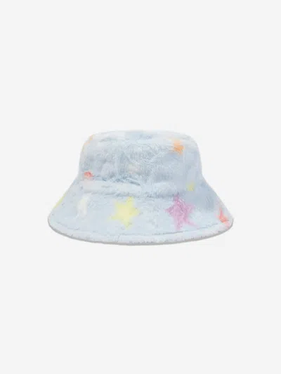 Stella Mccartney Star Print Bucket Hat In Blue