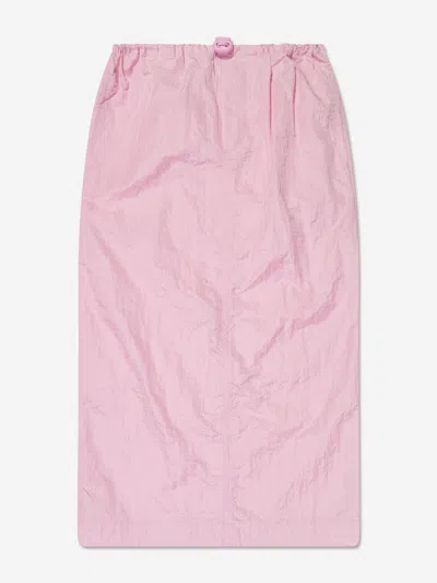 Shop Ay By Ayla Girls Nylon Skirt In Pink