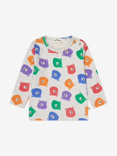 Shop The Bonnie Mob Kids Long Sleeve Bears T-shirt In Multicoloured