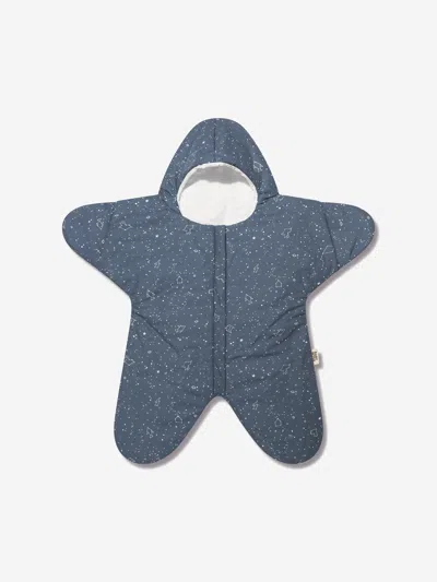 Shop Baby Bites Star Summer Coverall In Blue