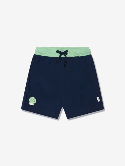 Shop Roarsome Boys Spike Swim Shorts In Blue