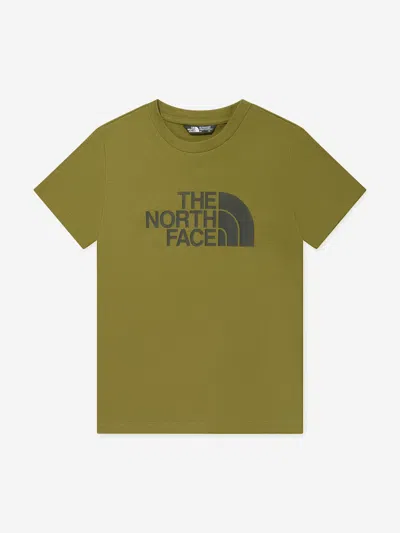 Shop The North Face Boys Easy T-shirt In Green