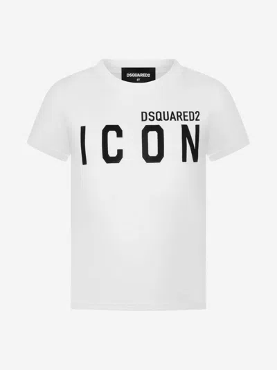 Shop Dsquared2 Kids Icon T-shirt In White